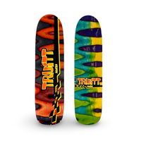 Truitt Skates Spectrum FREESTYLE Deck 7.3” x 28” HAND-PAINTED & AUTOGRAPHED (1 of 1) - Krudco. Skateshop