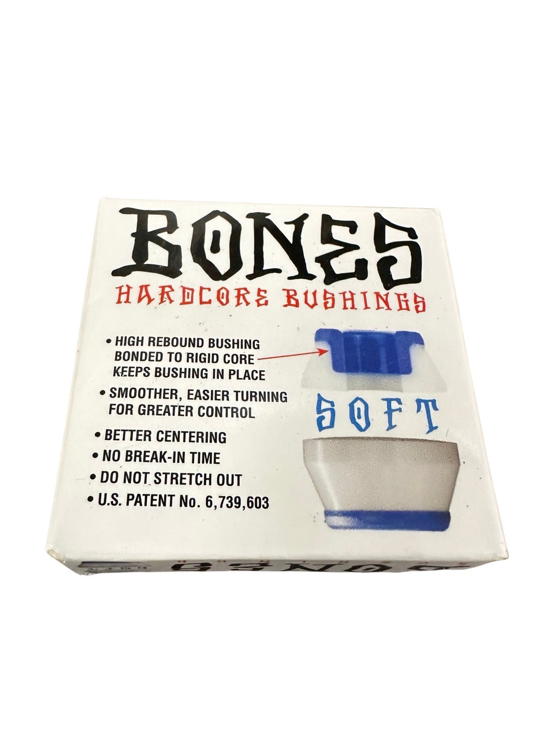 Bones Bushings Hardcore White - Krudco. Skateshop
