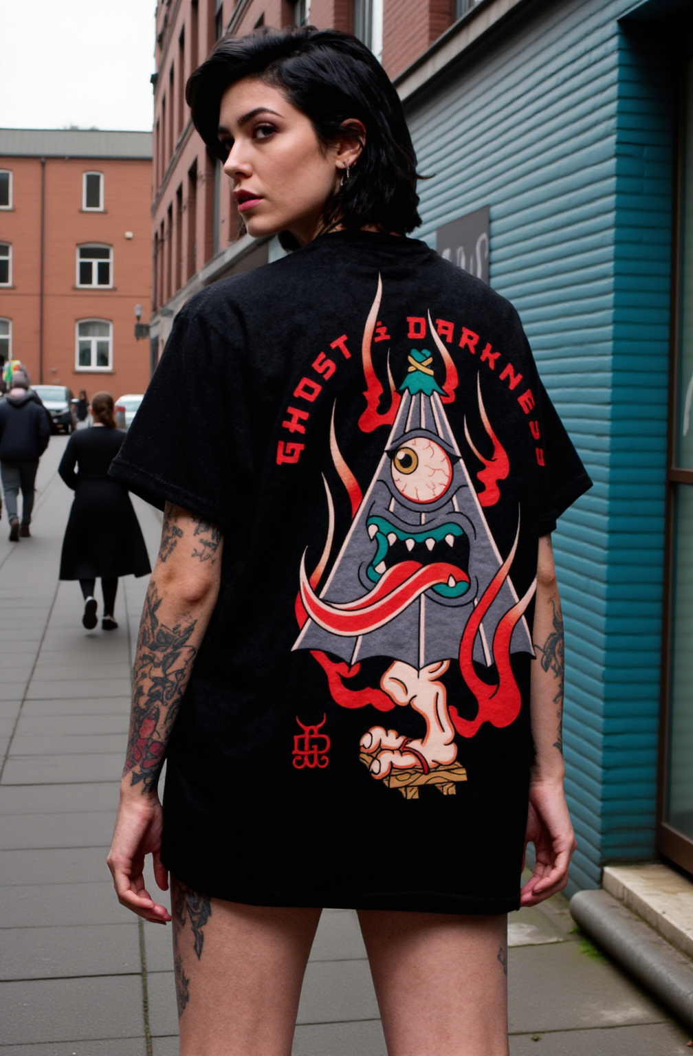 Kasa Obake Tattoo Tee | Ghost & Darkness Streetwear - Krudco. Skateshop