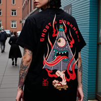 Kasa Obake Tattoo Tee | Ghost & Darkness Streetwear - Krudco. Skateshop
