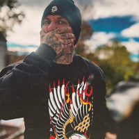 Eagle Eye Sweatshirt | Ghost & Darkness Streetwear - Krudco. Skateshop