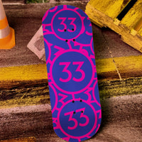 The Deck - Monogram Pink & Purple