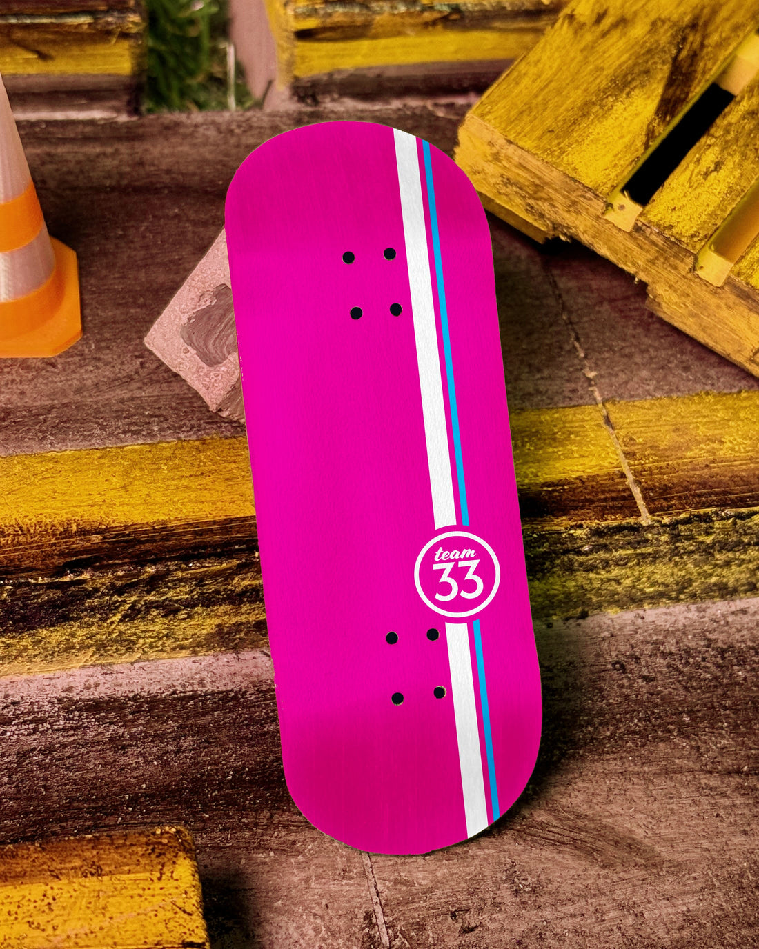 The Deck - Racing Stripe Pink