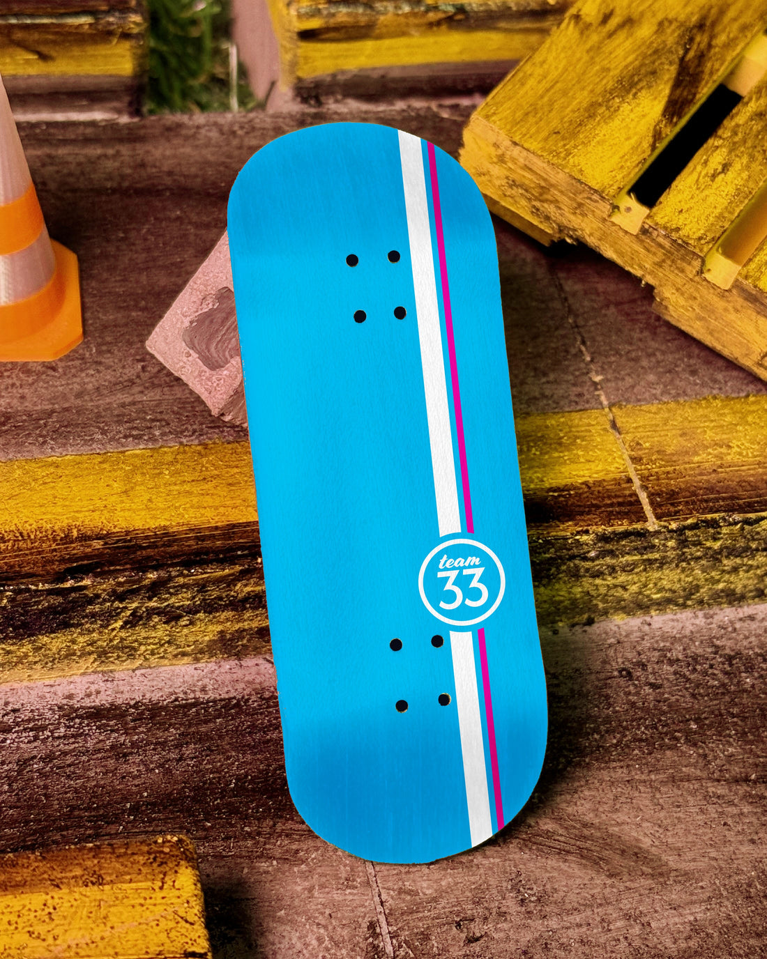 The Deck - Racing Stripe Blue