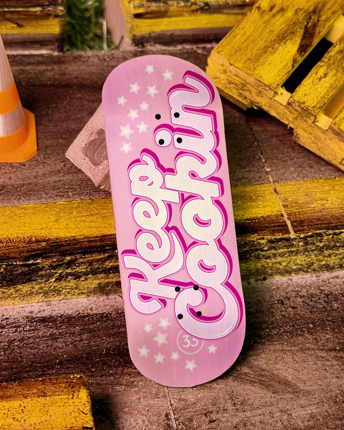 The Deck - Keep Cookin (Pink) - Krudco. Skateshop