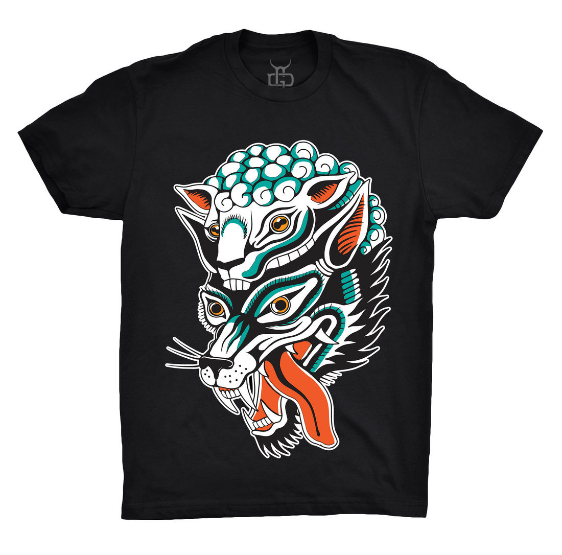 The Wolf and The Sheep Shirt | Ghost & Darkness Streetwear - Krudco. Skateshop