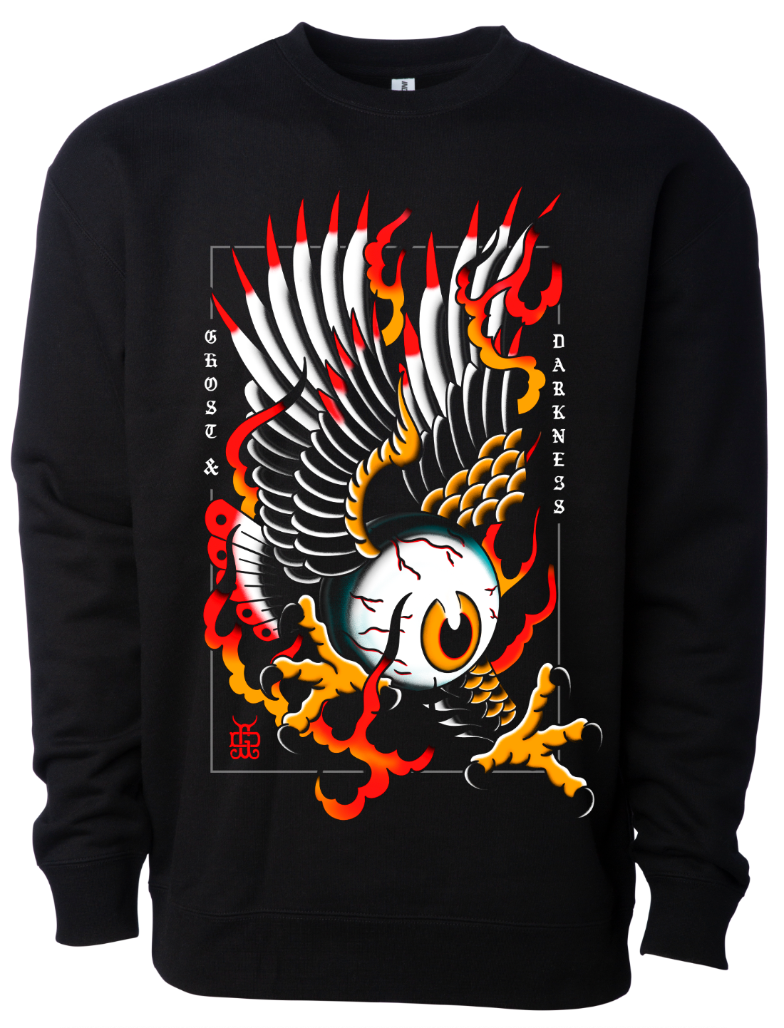 Eagle Eye Sweatshirt | Ghost & Darkness Streetwear - Krudco. Skateshop