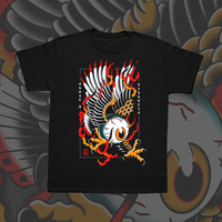 Eagle Eye Tattoo Tee | Ghost & Darkness Streetwear - Krudco. Skateshop