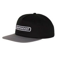 Independent B/C Groundwork Snapback Unstructured Mid Hat OS Unisex