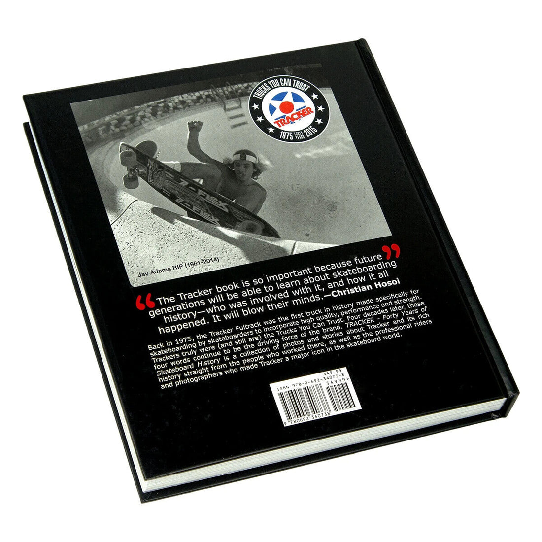 TRACKER HARDBACK BOOK – Forty Years of Skateboard History - AUTOGRAPHED - Krudco. Skateshop