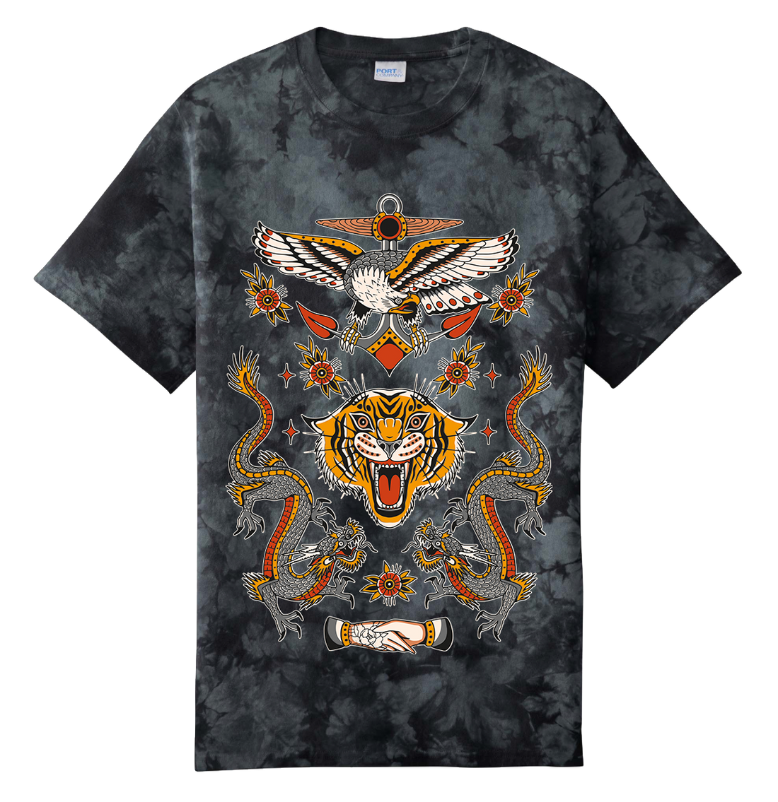Tiger Bodysuit Shirt | Ghost & Darkness Streetwear - Krudco. Skateshop