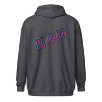 Krudco “Neon Logo”,  Zip Up Hoodie -Online Only-