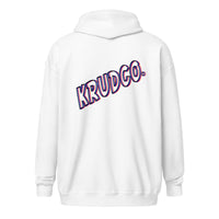 Krudco “Neon Logo”,  Zip Up Hoodie -Online Only-