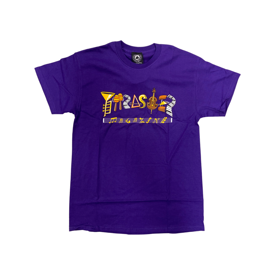 Thrasher Filmore Logo Purple SS Shirt