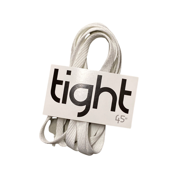 Tight Laces Flat 45" White