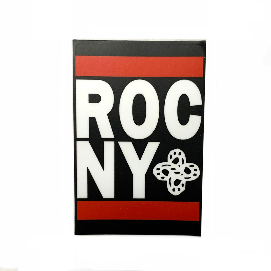 Krudco. Skateshop DMC Logo Roc NY Knot Sticker