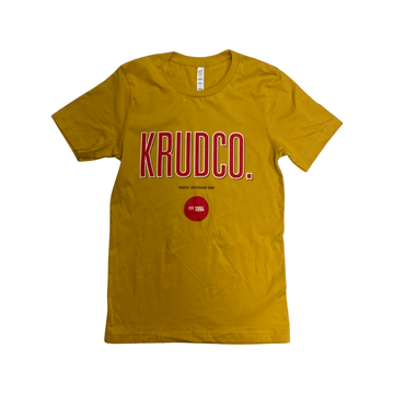Krudco. Capital T-Shirt Dark Day Yellow