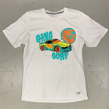 Gang Corp NYC Race Car T-Shirt White