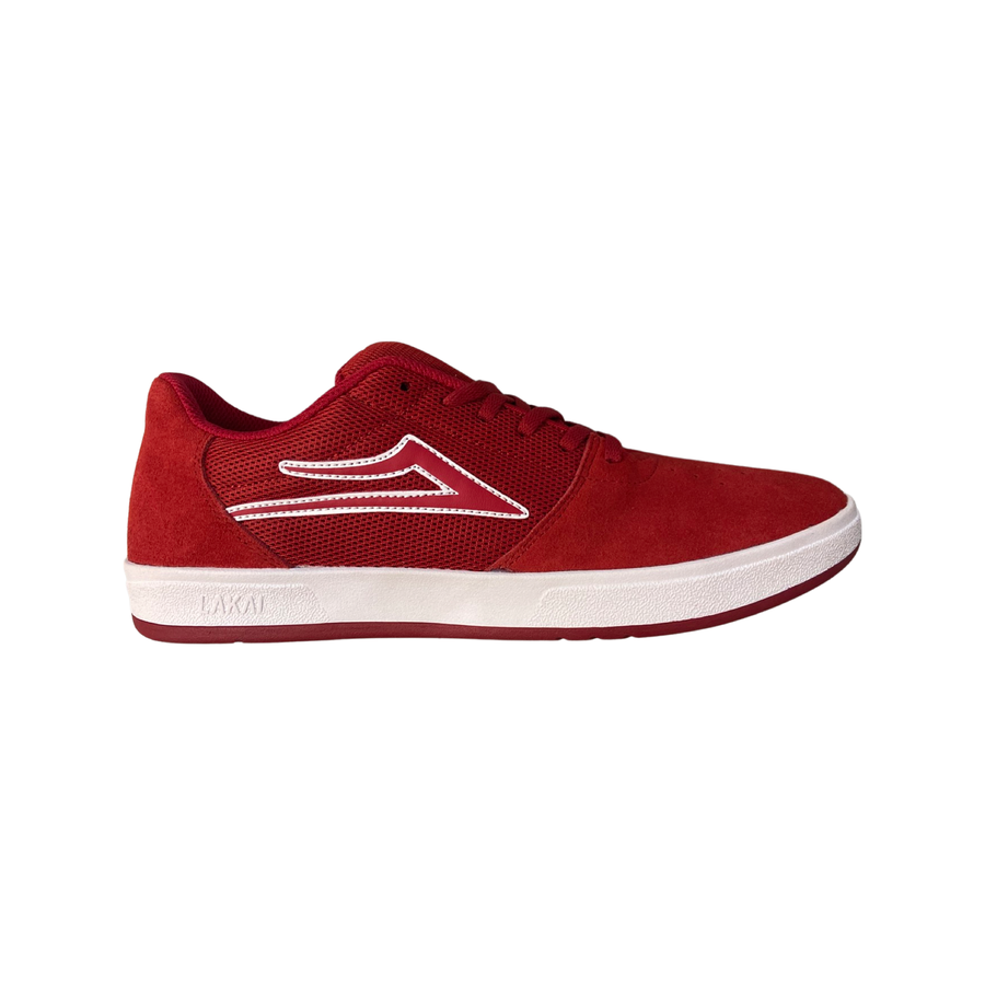 Lakai Skate Shoes Brighton Red Suede Size 11.5