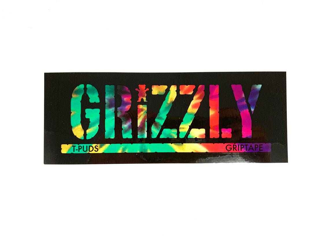 Grizzly T-Puds Stamp Sticker Large