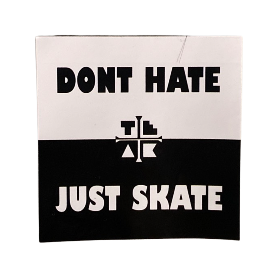 Teak Skate Sticker 2"