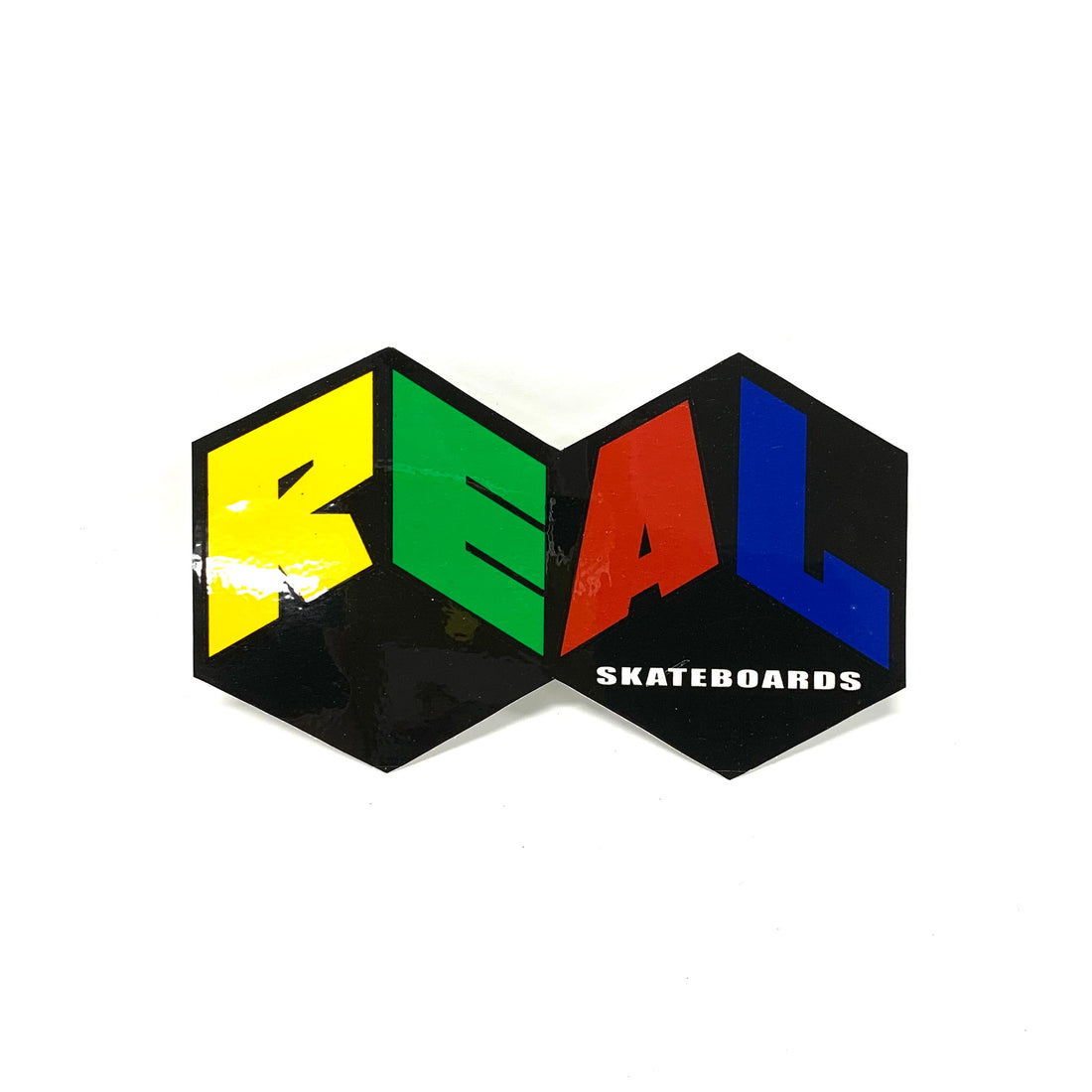 Real Skateboards Blocks Logo Sticker