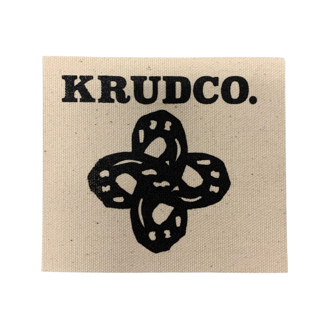 Krudco. Skateshop Knot Logo Punk Patch