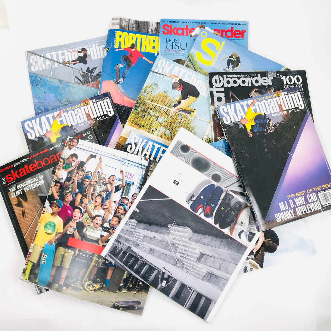 5 Pack of mystery Skate Magazines - Krudco. Skateshop